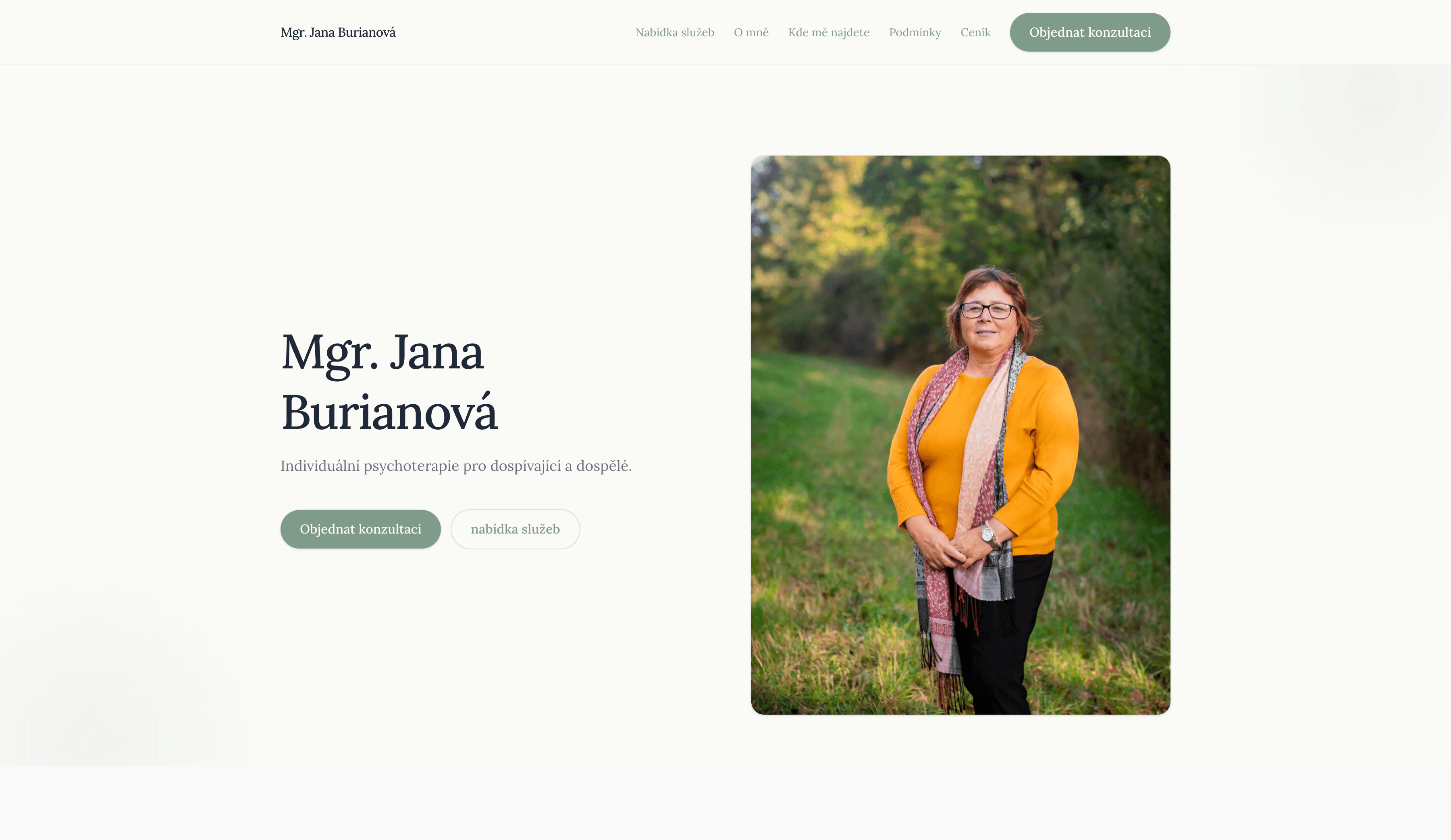 Psychoterapie Burianová